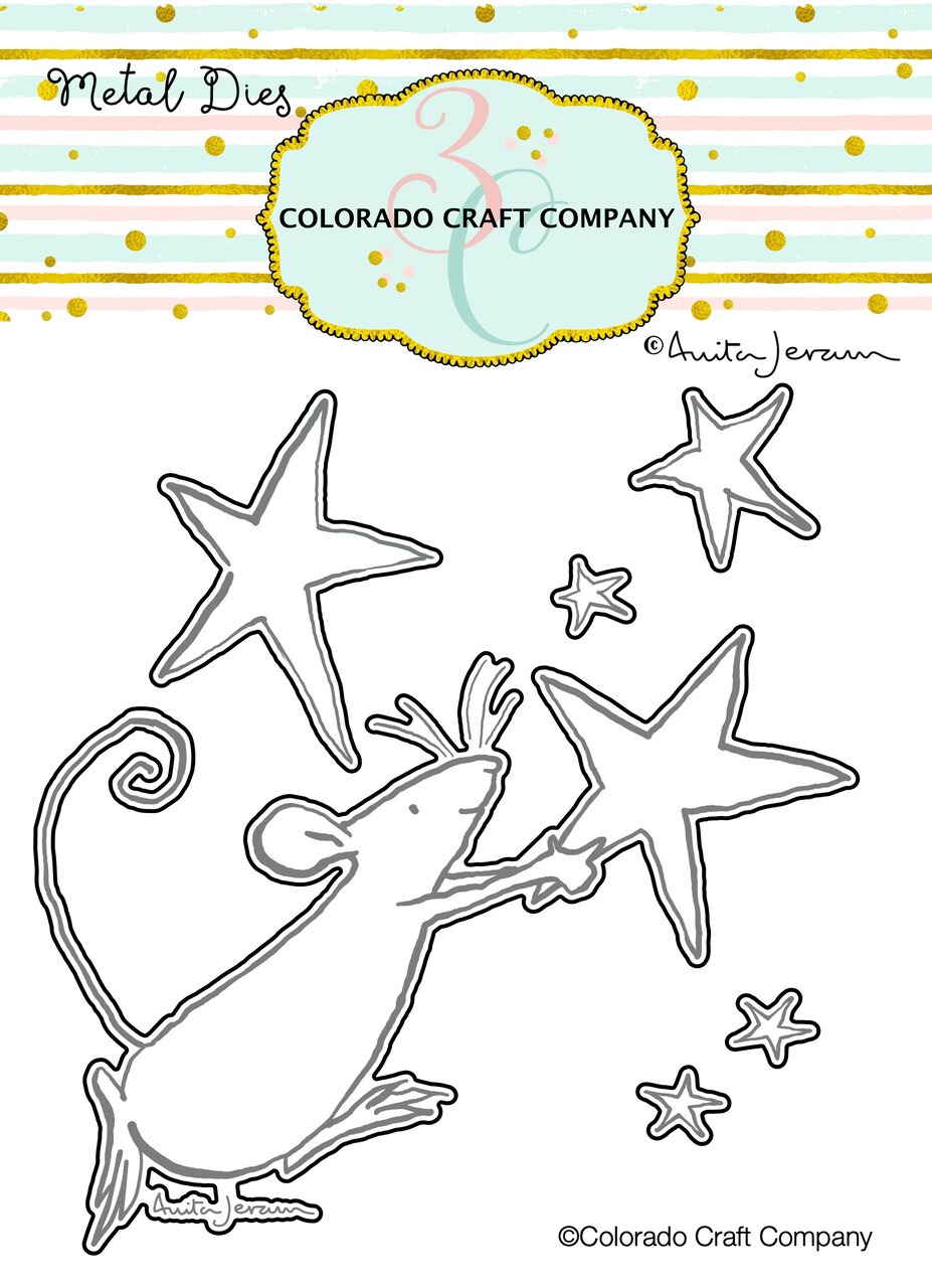 Colorado Craft Company Metal Die Set-Twinkle Little Star-By Anita Jeram